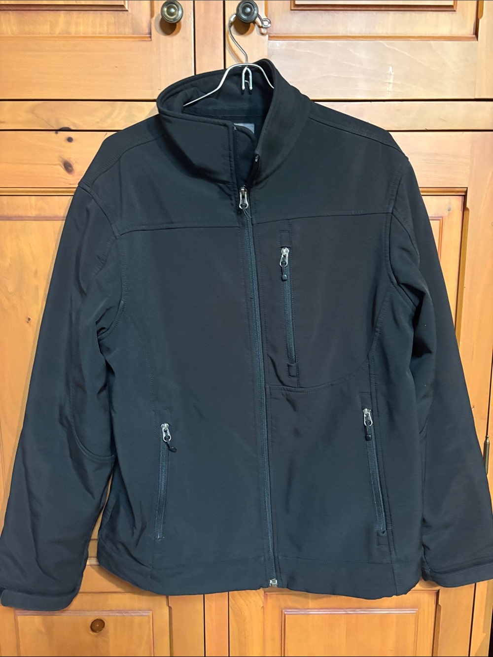 tek gear Black Lightweight Softshell Jacket with Zip Pockets